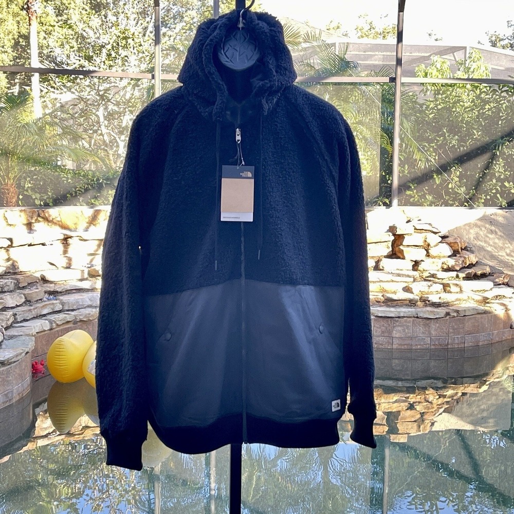 The North Face Ridge Full-Zip Fleece Jacket XL - Black Casual Outerwear